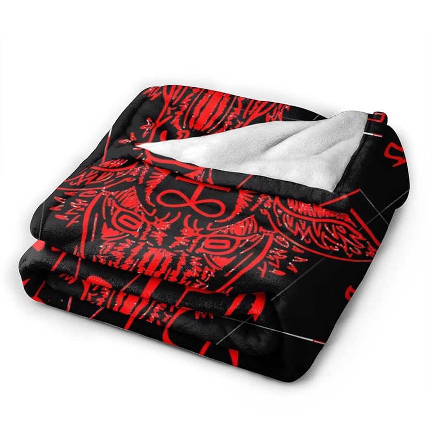 Amazon｜悪魔のバフォメット ブランケット 毛布 毛布 フランネル